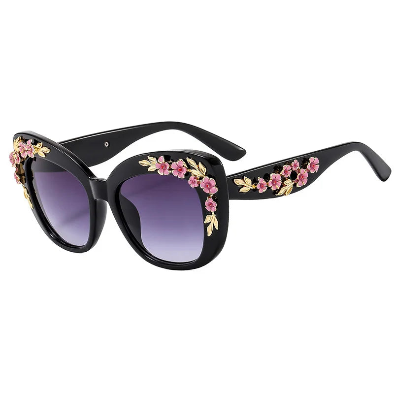 Flower Sunglasses Women Pink