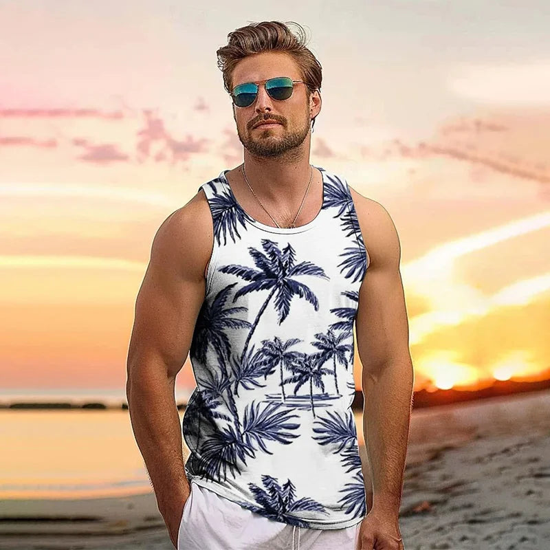 Vest tank top holiday men