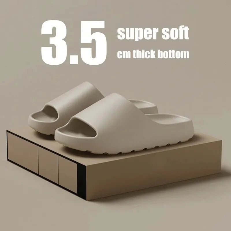 Coconut Slippers Cloud Thick-soled Sandals Summer Fashion Soft Bottom Beach Men Slippers Women's Sandals  EVA Slides sliders flip flop