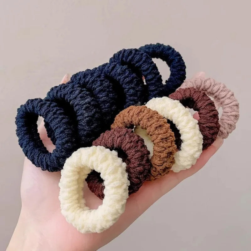 6Pcs/Set Women Hair Scrunchies Girls Elastic Hair Bands Children Headbands Hair Gum Tie Hair Accessories Party Birthday Gifts