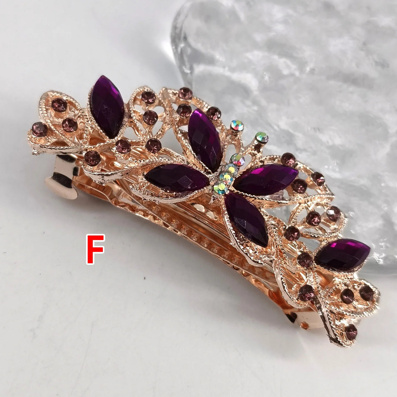 Crystal Barrettes Bow Clip Rhinestone ,ladies girls half up half down hair