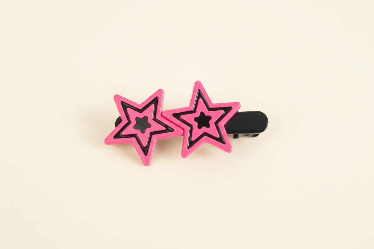 Star Hairpin Shiny Star Hair Clips New Fashion Side Bang Duck Mouth Clip Hair Accessories For Cool Girls stars  slide clips