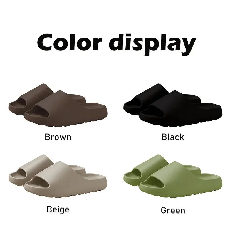 Coconut Slippers Cloud Thick-soled Sandals Summer Fashion Soft Bottom Beach Men Slippers Women's Sandals  EVA Slides sliders flip flop