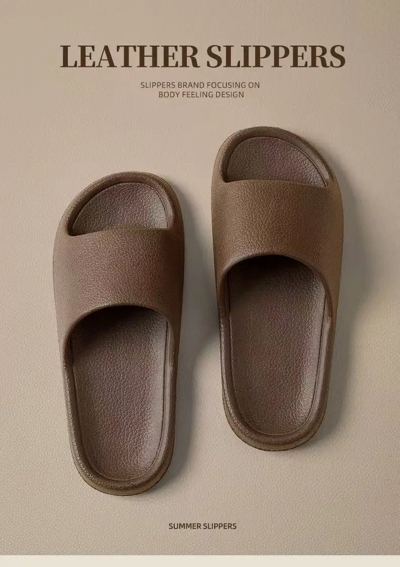 Fashion Women Slippers Summer Flat Lightweight EVA Home Bathroom Slippers Comfort Massage Couples Indoor Slides Shower Shoes sliders