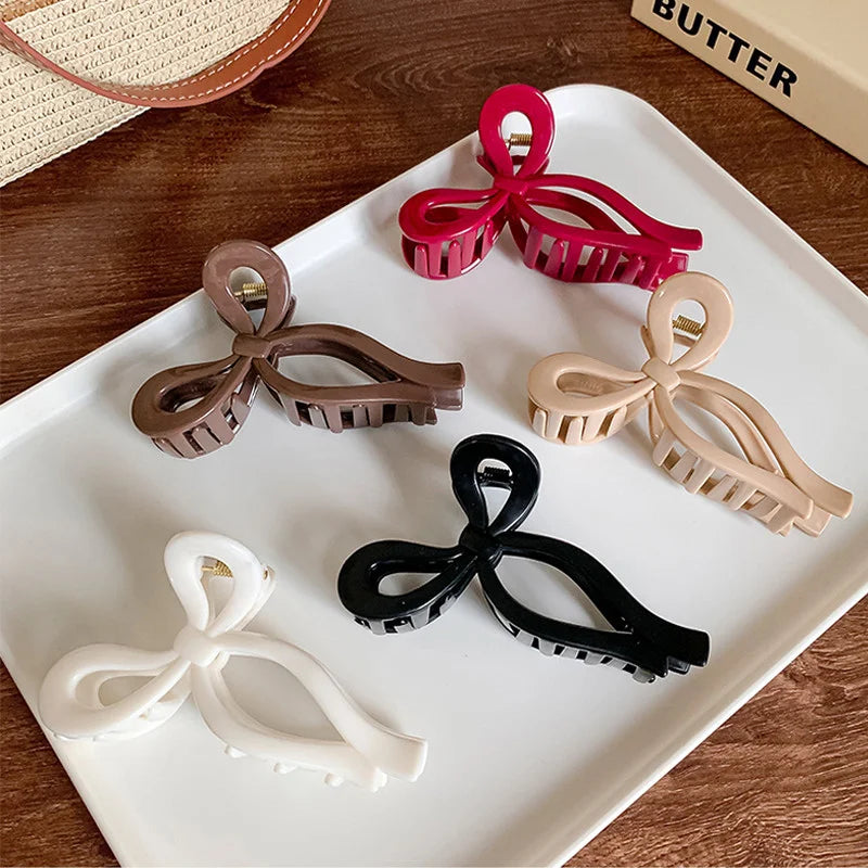 Soft Silicone Bow Hair claw Clip