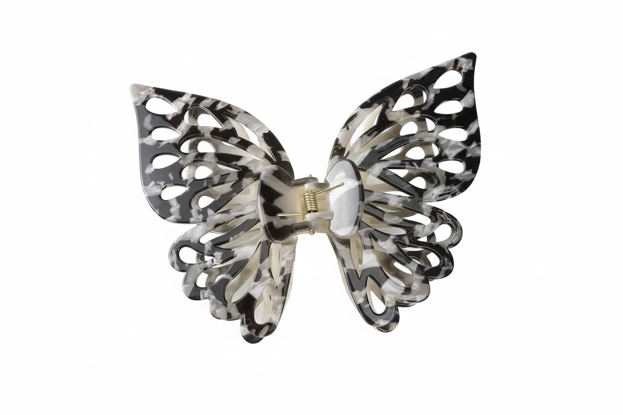 13.5cm Large Size Butterfly Hair Claw Clip Hair Crab For Women Ponytail Holder Hairpins Claws Girls Fashion Hair Accessories