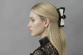 Double sided bow hair claw clip